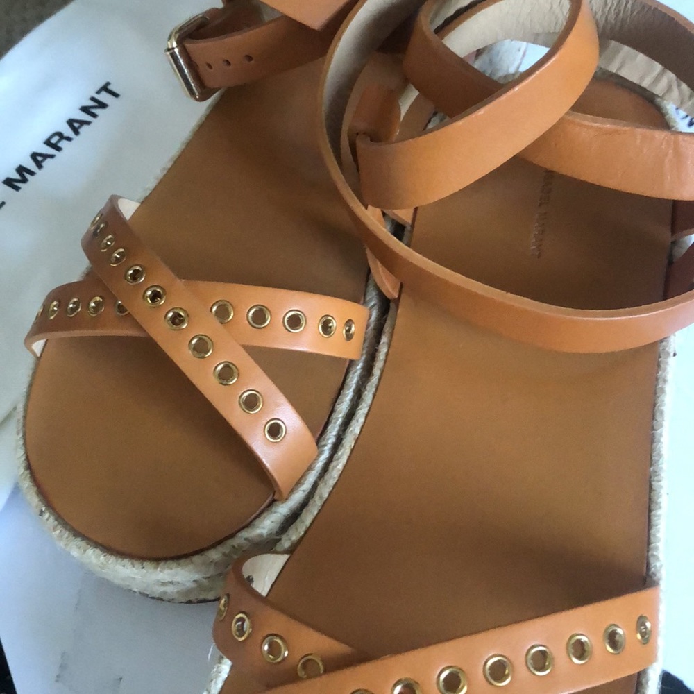 Isabel Marant Melyz Sandal Natural - Picture 2 of 3